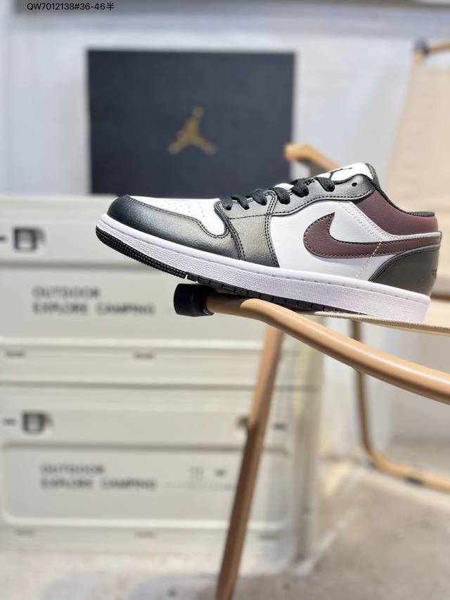 公司级头层皮乔丹Air Jordan 1 Low Aj1低帮系列篮球鞋 官方同步配色 原装级产物 #拒绝公底 立体鞋型 细节完美 高清洁度Io3393 Qw70