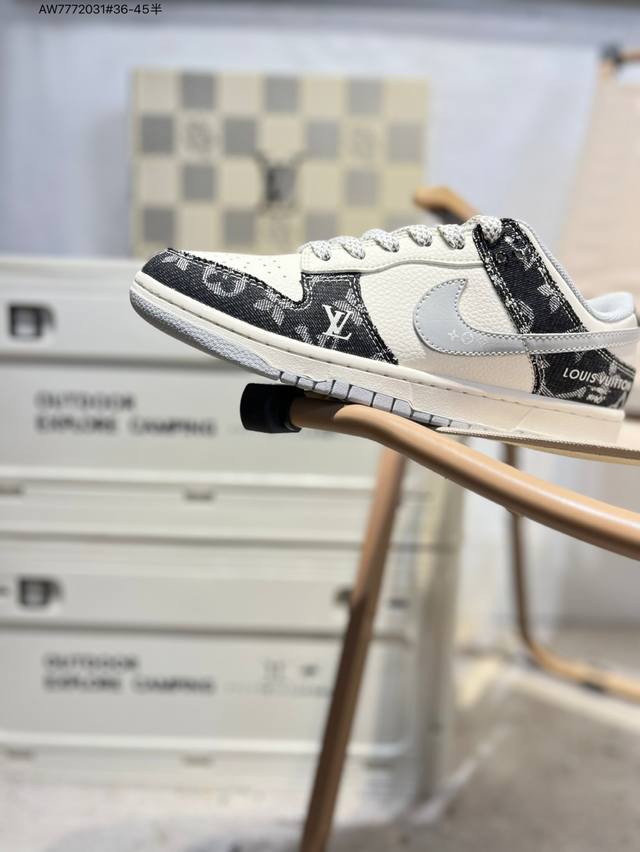 Lv X Nike Sb Dunk Low 大厂出品 极力推荐 新配色 原装头层材料 独家版型蒸餾加工 帶來的是更好的视觉和脚感体验 大厂纯原品质出货 清洁度