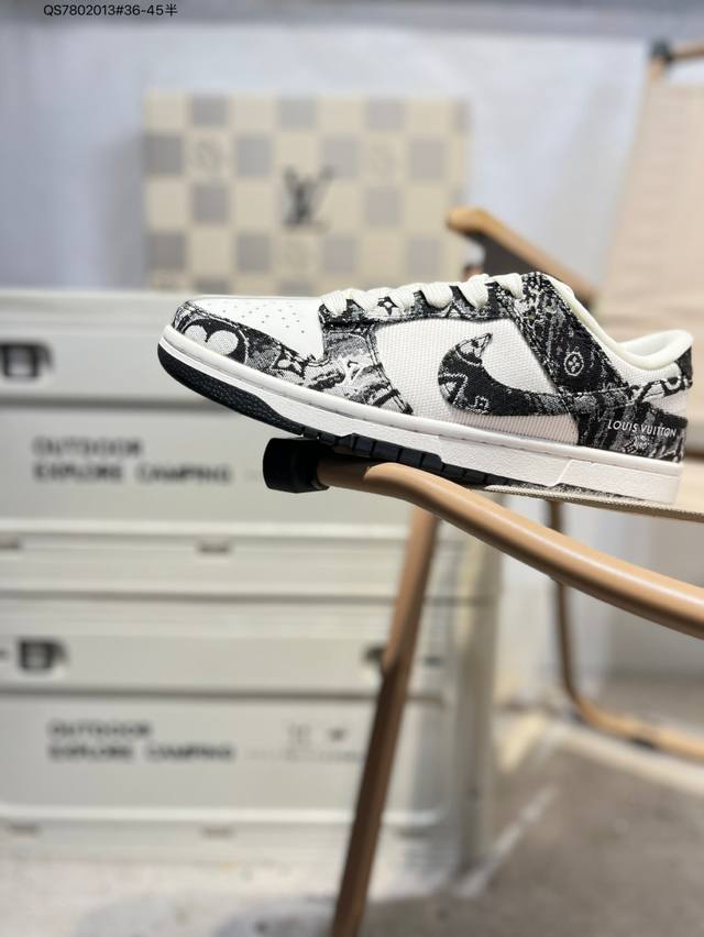 Lv X Nike Sb Dunk Low 大厂出品 极力推荐 新配色 原装头层材料 独家版型蒸餾加工 帶來的是更好的视觉和脚感体验 大厂纯原品质出货 清洁度