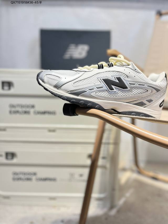 New Balance 新百伦204 系列 复古休闲运动百搭老爹跑步鞋 #采用猪巴革组合网织鞋面材质 #3层组合底模精密开发 #中底嵌入碳板缓震及后跟嵌入Tpu