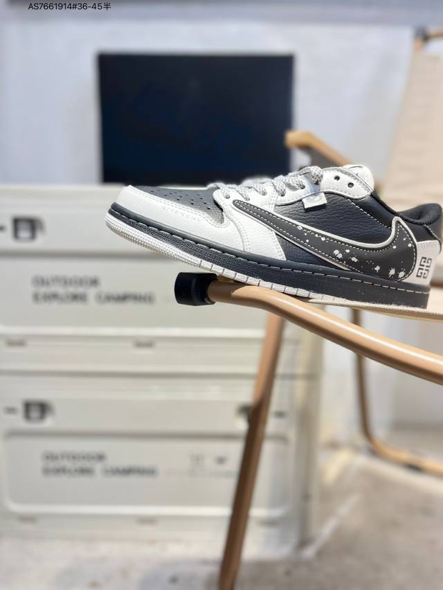 公司级头层皮乔丹Air Jordan 1 Low Aj1低帮系列篮球鞋 官方同步配色 原装级产物 #拒绝公底 立体鞋型 细节完美 高清洁度Dz5899 As76