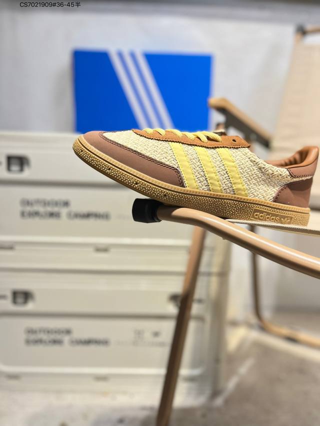 阿迪 Ad Originals Handball Spzl 手球运动员系列百搭休闲运动板鞋Jq8411 Cs702 9#36-45半