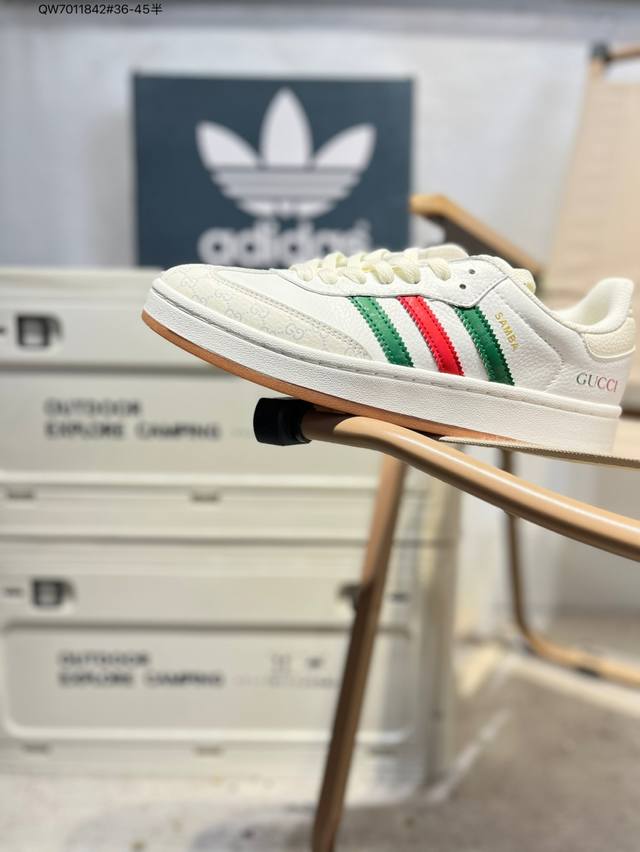 阿迪达斯Adidas Originals Gazelle Esquisite Gucci 德训 羚羊系列低帮复古百搭休闲运动板鞋Lj9902 Qw7011842