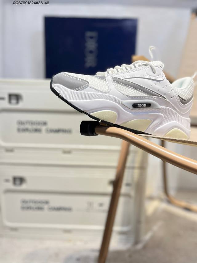 迪奥 Dior Homme Connect 橡胶增高时装鞋 迪奥老爹鞋 走秀款1039256 Qqs7691824#36-46