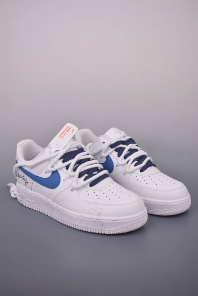 Nike Air Force 1 Low 二次字母涂鸦 原楦头原纸板 打造纯正空军版型 专注外贸渠道 全掌内置蜂窝气垫 原盒配件 原厂中底钢印、拉帮完美 官方货
