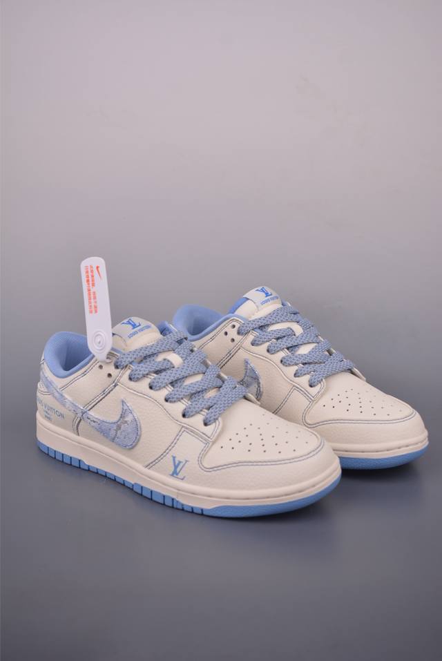 Nike Sb Dunk Low Lv联名 纯原大厂出品 极力推荐 原装头层材料 独家版型蒸餾加工 帶來的是更好的视觉和脚感体验 大厂纯原品质出货 清洁度 电绣
