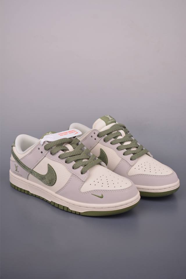 Nike Sb Dunk Low Lv联名 纯原大厂出品 极力推荐 原装头层材料 独家版型蒸餾加工 帶來的是更好的视觉和脚感体验 大厂纯原品质出货 清洁度 电绣
