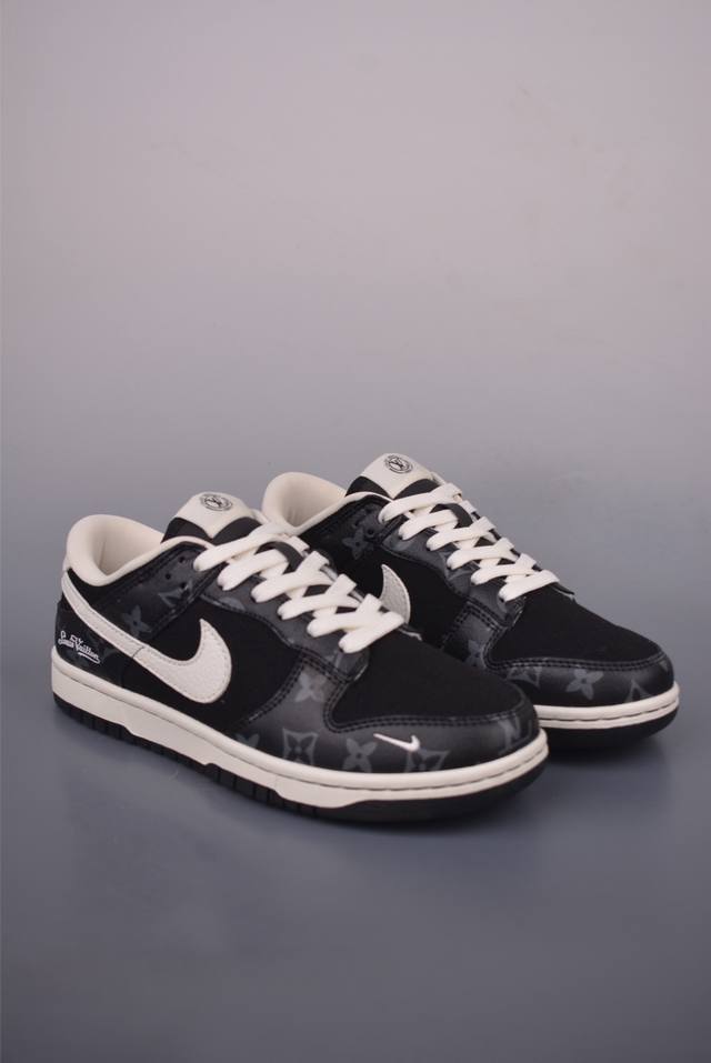 Nike Sb Dunk Low Lv联名 纯原大厂出品 极力推荐 原装头层材料 独家版型蒸餾加工 帶來的是更好的视觉和脚感体验 大厂纯原品质出货 清洁度 电绣