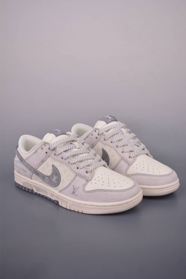Nike Sb Dunk Low Lv联名 纯原大厂出品 极力推荐 原装头层材料 独家版型蒸餾加工 帶來的是更好的视觉和脚感体验 大厂纯原品质出货 清洁度 电绣