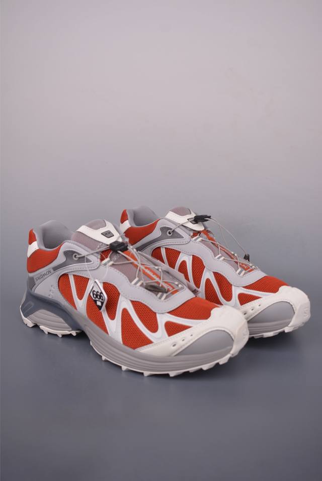 法国户外品牌-萨洛蒙 Salomon Xt-Whisper Wh101 探索者系列 纯原版本 潮流越野机能户外休闲运动跑步鞋 采用透气网布与防护皮革组合鞋面材质