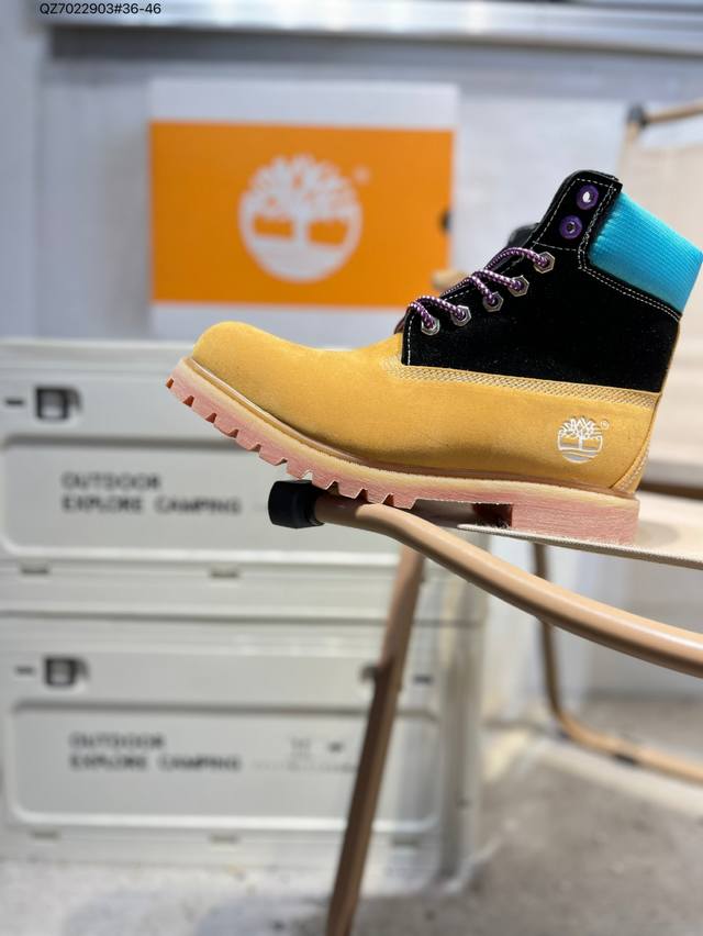 Timberland添柏岚 天伯伦 户外高帮休闲大黄靴系列 冬季防寒户外专用 日常随意搭配 原盒原包装 61 Qz7022903#36-46