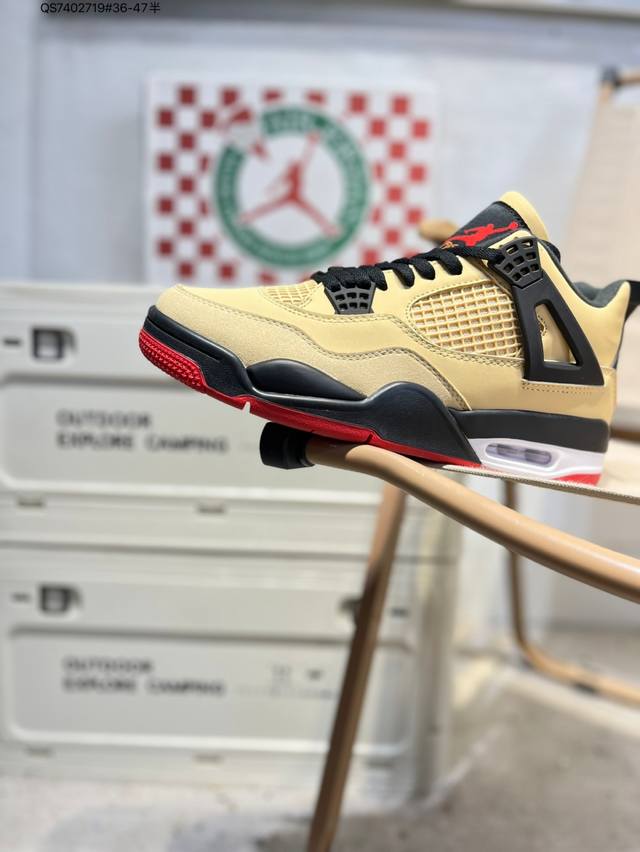 Air Jordan 4 Retro Black Military Blue 迈克尔 乔丹Aj4代中帮复古休闲运动文化篮球鞋Ih2094 Qs7402719#3