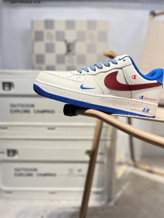 Nk Air Force 1'07 Low 空军一号低帮休闲板鞋 #定制皮料 原楦原纸板 纯正空军版型 高清洁度 内置全掌气垫Sc0601 Aa7771612#