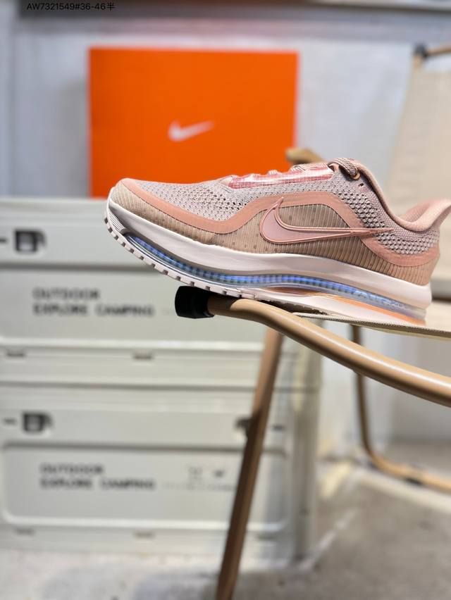 Nike Pegasus Premium Airscape 舒适百搭减震防滑耐磨透气 低帮跑步鞋 薄荷绿 低帮跑步鞋，粉紫色，简约又不失活力，上脚超吸睛。 它不
