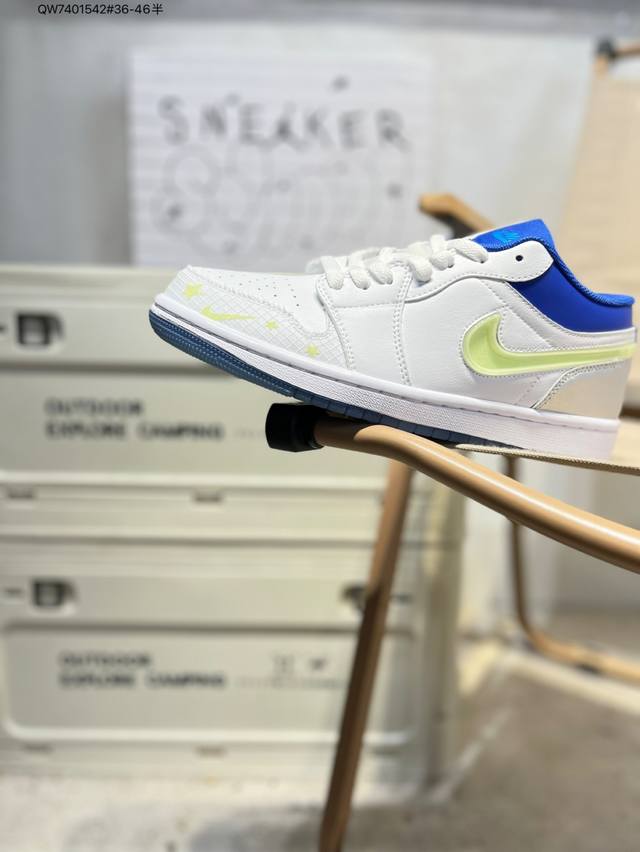 公司级头层皮乔丹Air Jordan 1 Low Aj1低帮系列篮球鞋 官方同步配色 原装级产物 #拒绝公底 立体鞋型 细节完美 高清洁度Hj9955 Qw74
