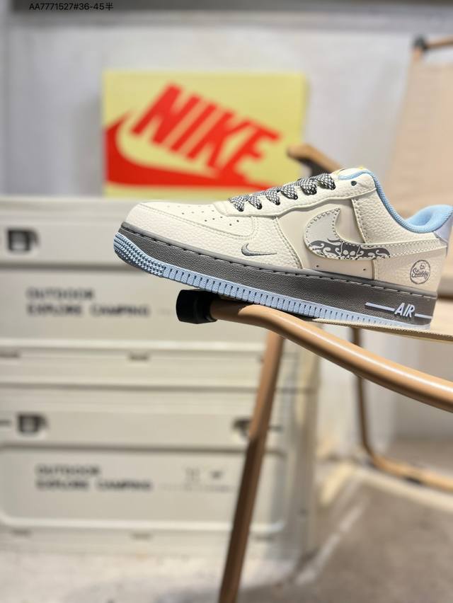Nk Air Force 1'07 Low 空军一号低帮休闲板鞋 #定制皮料 原楦原纸板 纯正空军版型 高清洁度 内置全掌气垫Qw5606 Aa7771527#