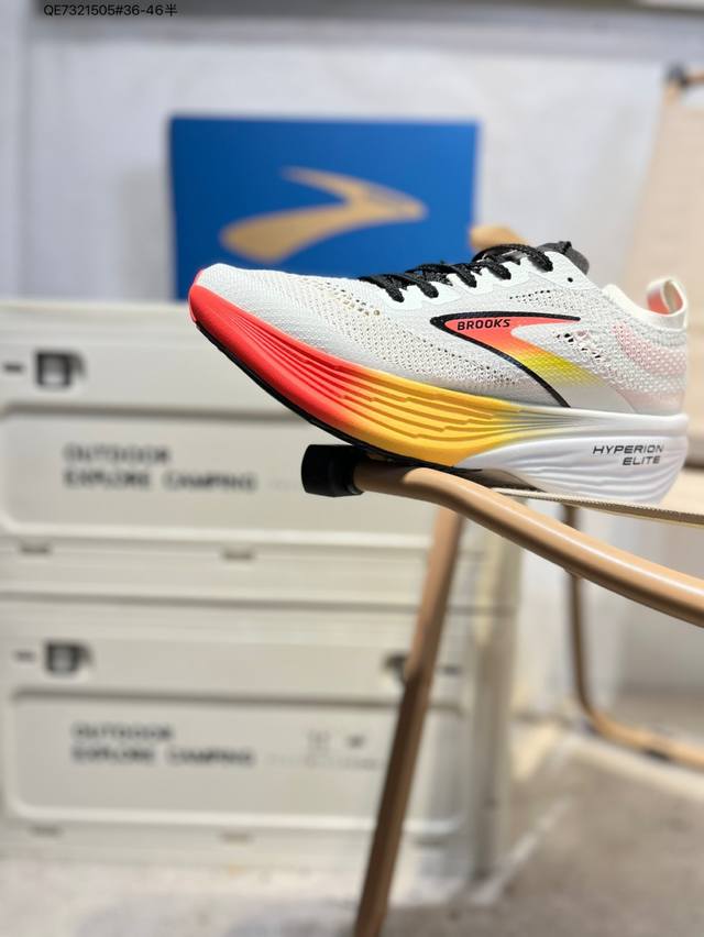 Brooks Hyperion Elite 4 Pb 布鲁克斯龙卷风4 休闲透气缓震运动鞋100046 Qe7321505#36-46半