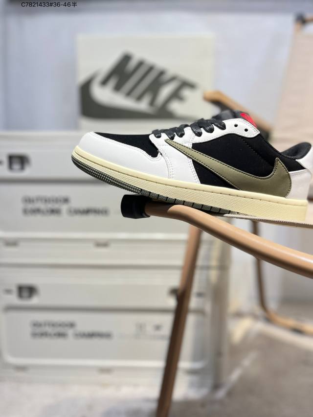 淡季工厂P清仓特价 公司级头层皮乔丹Air Jordan 1 Low Aj1低帮系列篮球鞋 官方同步配色 原装级产物 #拒绝公底 立体鞋型 细节完美 高清洁度D