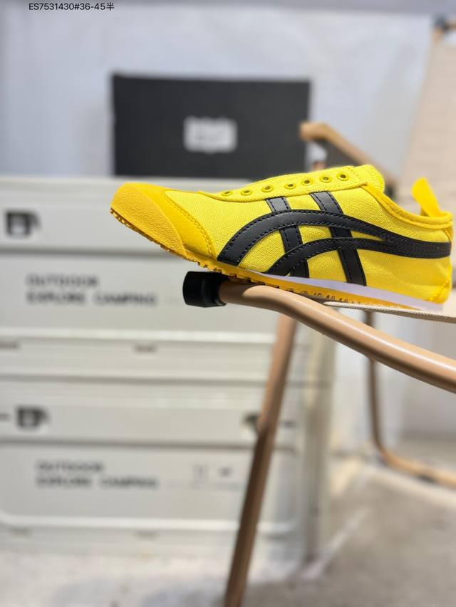 Onitsuka Tiger Mexico 66 鬼冢虎帆布 墨西哥升级版系列低帮复古经典虎爪百搭休闲皮革慢跑鞋D507L Es7531430#36-45半