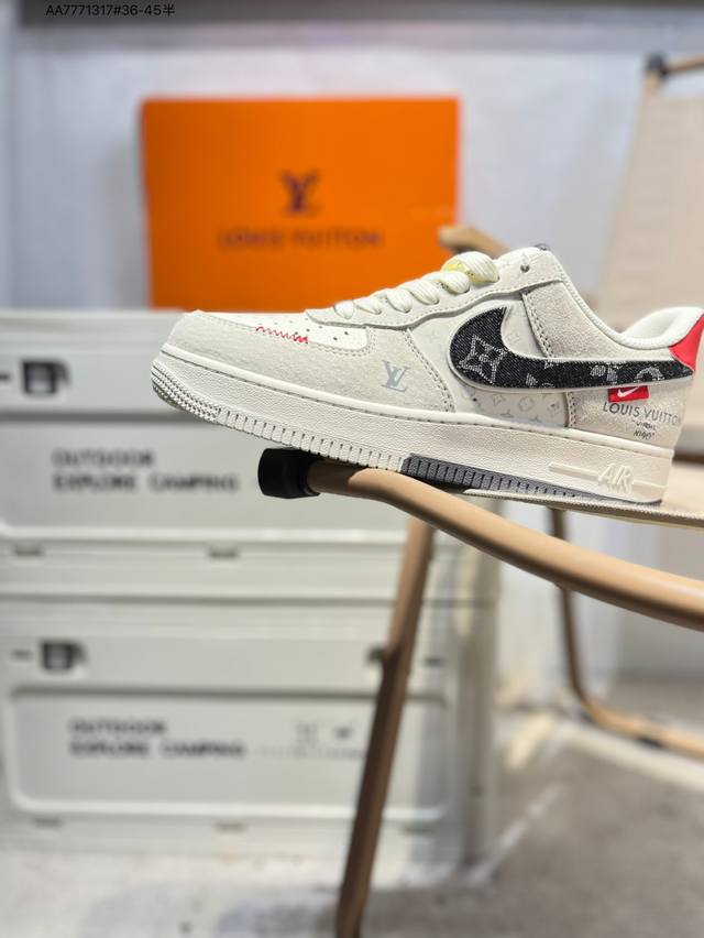 Nk Air Force 1'07 Low 空军一号低帮休闲板鞋 #定制皮料 原楦原纸板 纯正空军版型 高清洁度 内置全掌气垫Mz9588 Aa7771317#