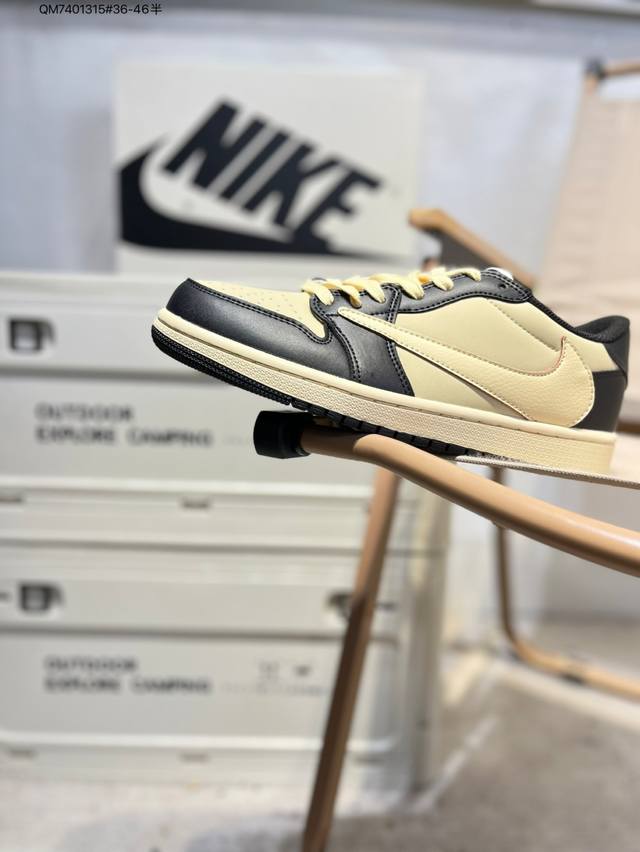 Air Jordan 1 Low Golf Sp Neutral Oliv Aj1乔丹一代高尔夫版系列低帮经典复古文化休闲运动鞋“Ts联名倒钩”Dm7866 Q