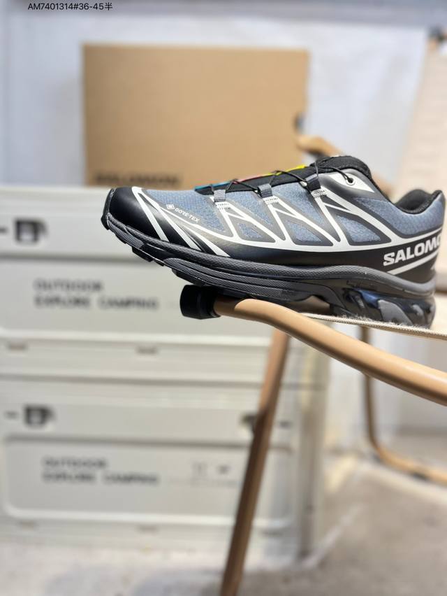 Salomon Xa Pro Xt-6 Expanse 萨洛蒙户外越野跑鞋 鞋面采用Sensifit贴合技术 全方位贴合包裹脚型 鞋跟部鞋底牵引设计 提供强大的