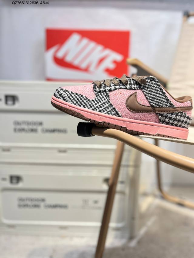 耐克Nike Dunk Low 板鞋Sb系列经典百搭休闲运动板鞋加厚鞋舌的填充，使舒适性大大提升，同时也更方便穿脱中底部分则加入了脚感柔软舒适Zoomair气垫
