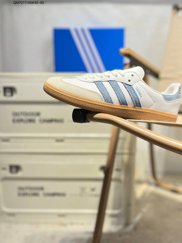 Adidas Originals Wb Pony Tonal Samba Og 桑巴舞系列绅士德训足球风百搭低帮休闲运动板鞋L Js1351 Qm7011148