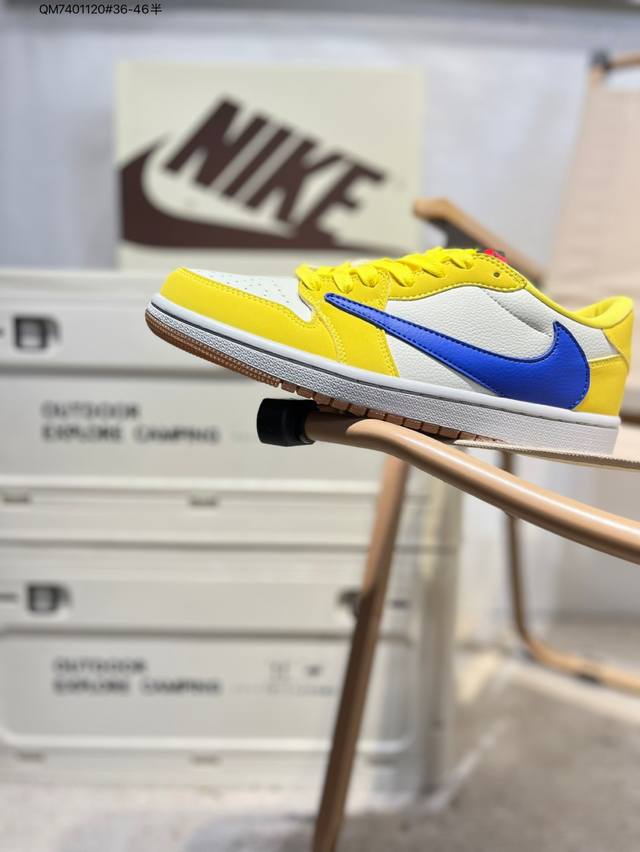 Air Jordan 1 Low Golf Sp Neutral Oliv Aj1乔丹一代高尔夫版系列低帮经典复古文化休闲运动鞋“Ts联名倒钩”Dz4137 Q