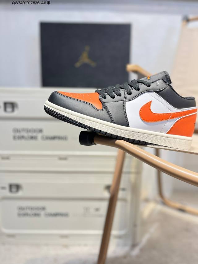 公司级头层皮乔丹Air Jordan 1 Low Aj1低帮系列篮球鞋 官方同步配色 原装级产物 #拒绝公底 立体鞋型 细节完美 高清洁度553558 Qw74