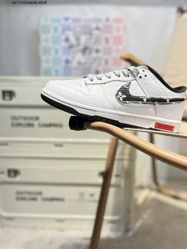 Lv X Nike Sb Dunk Low 大厂出品 极力推荐 新配色 原装头层材料 独家版型蒸餾加工 帶來的是更好的视觉和脚感体验 大厂纯原品质出货 清洁度
