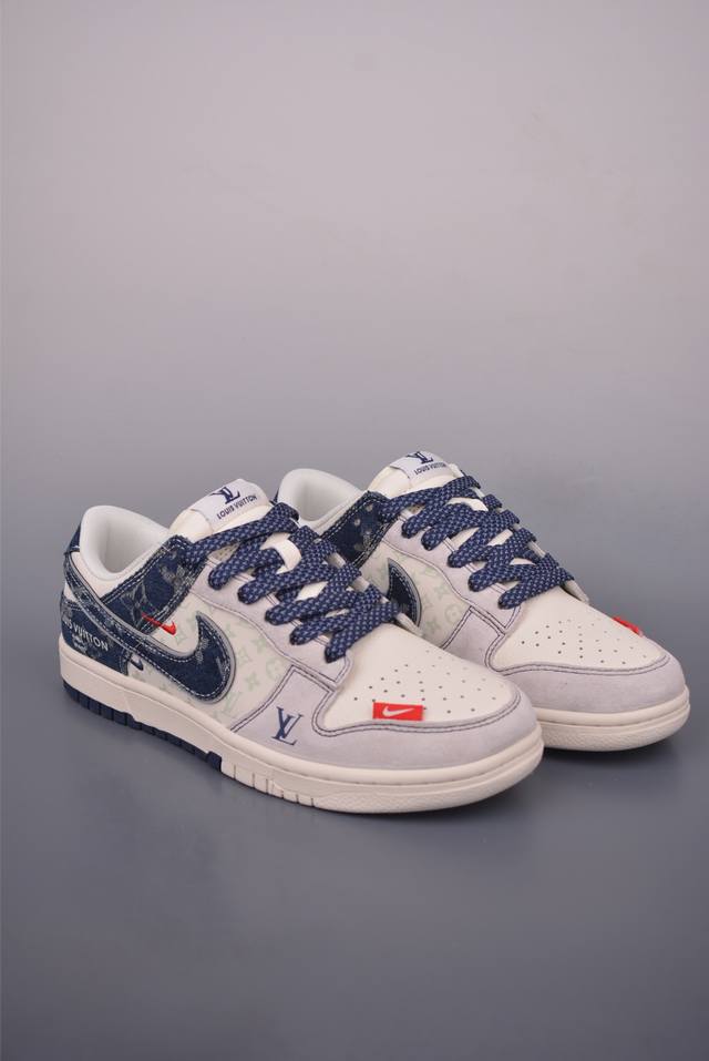 Nike Sb Dunk Low Lv联名 纯原大厂出品 极力推荐 原装头层材料 独家版型蒸餾加工 帶來的是更好的视觉和脚感体验 大厂纯原品质出货 清洁度 电绣