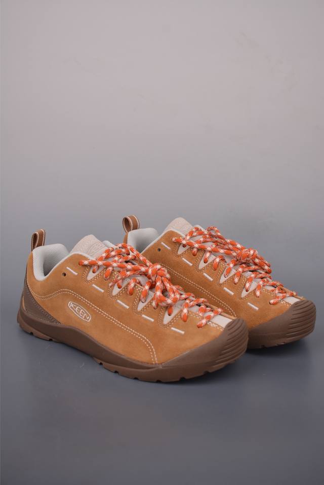 Keen Jasper Rocks Sp 科恩贾斯珀都市系列 复古低帮系带户外风露营徒步登山运动训练鞋 采用固色翻毛皮鞋面材质 内嵌高密度Eva发泡缓震脚垫 外