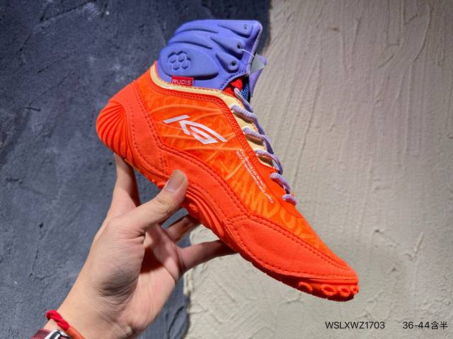 Rudis Ks Infinity Edge 凯尔 斯奈德同款室内健身格斗散打搏击摔跤鞋举重深蹲鞋 专业跑步鞋鞋减震步鞋 高帮减震助弹 Wslxwz1703