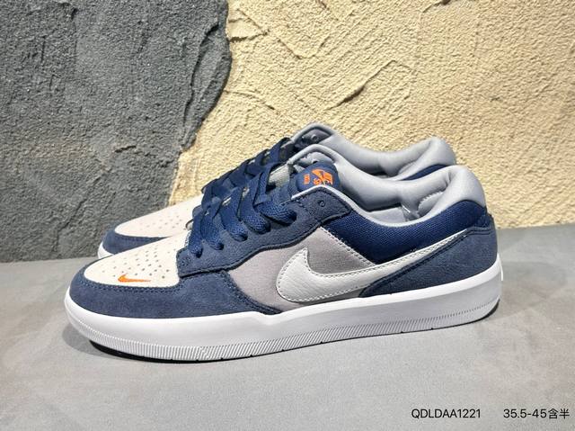 经典实拍 耐克Nike Sb Force 58是一款将前沿创新带入街头的单品，它具有硫化杯底，具有出色的耐用性和灵活性。使用帆布和绒面革，在饰面上放置通风口，它