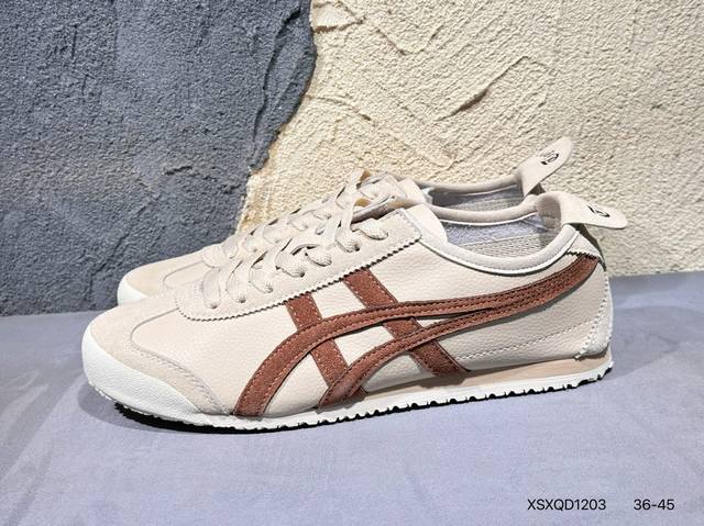新品上市实拍 Asics Ointsuka Tiger Moage Co 亚瑟士鬼冢虎复古经典跑鞋 产品从款式颜色造型上体现出追求舒适和细节的完美 鞋类更是推崇