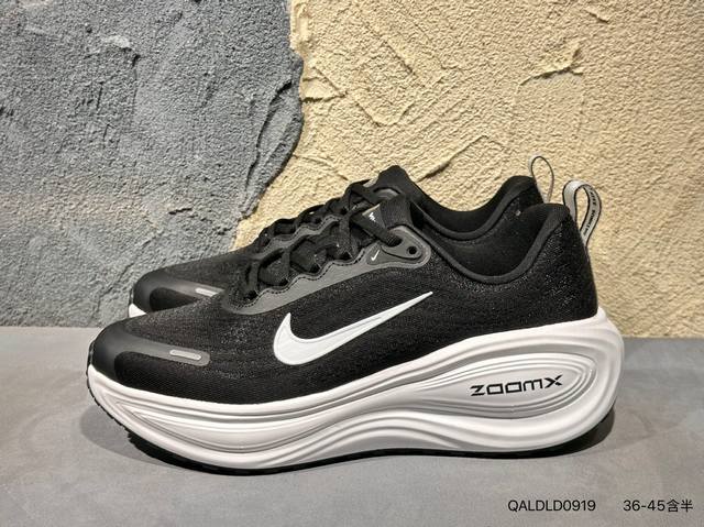 新品上市实拍 耐克Nike Vomero Plus 舒适减震防滑低帮跑步鞋 Hv8 001 全掌Reactx泡绵中底 前掌和后跟还配备了Air Zoom气垫单元