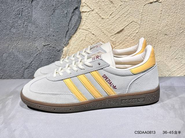 Adidas Samba Og 桑巴德迅板鞋立体Samba烫金Logo 区别市场一切版本 针车走线 冲孔均为最高标准打造 后跟港宝材料定型 反口弧度完美 Hq5