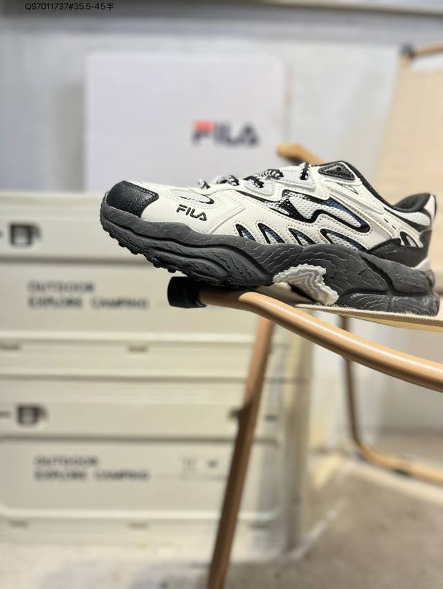 Fila Fusion 斐乐 潮牌低帮运动休闲鞋 Filafusion主要以时尚运动文化 跨界联名为主 结合当下广受欢迎的滑板街篮 棒球、骑行等时尚运动 运用拼