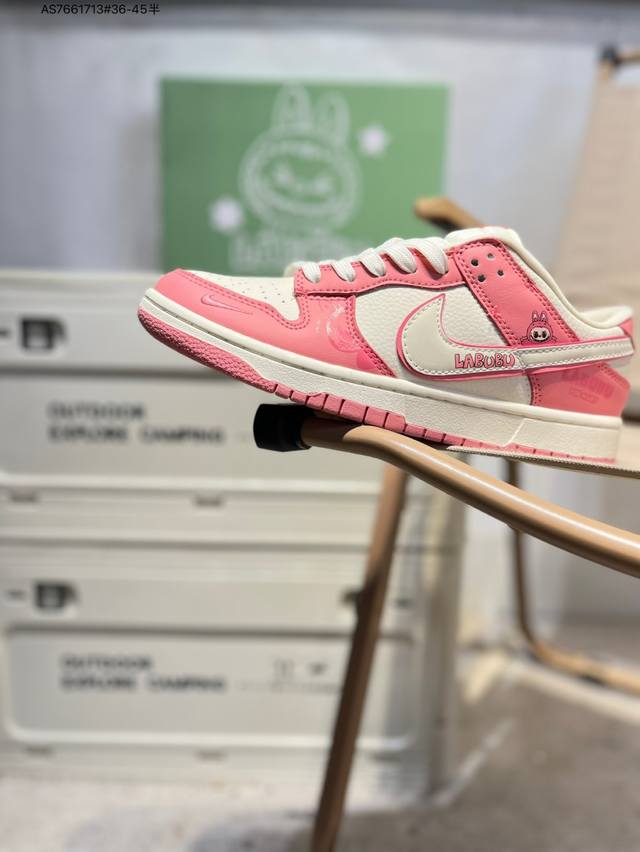 拉布布 X Nike Sb Dunk Low 大厂出品 极力推荐 新配色 原装头层材料 独家版型蒸餾加工 帶來的是更好的视觉和脚感体验 大厂纯原品质出货 清洁度