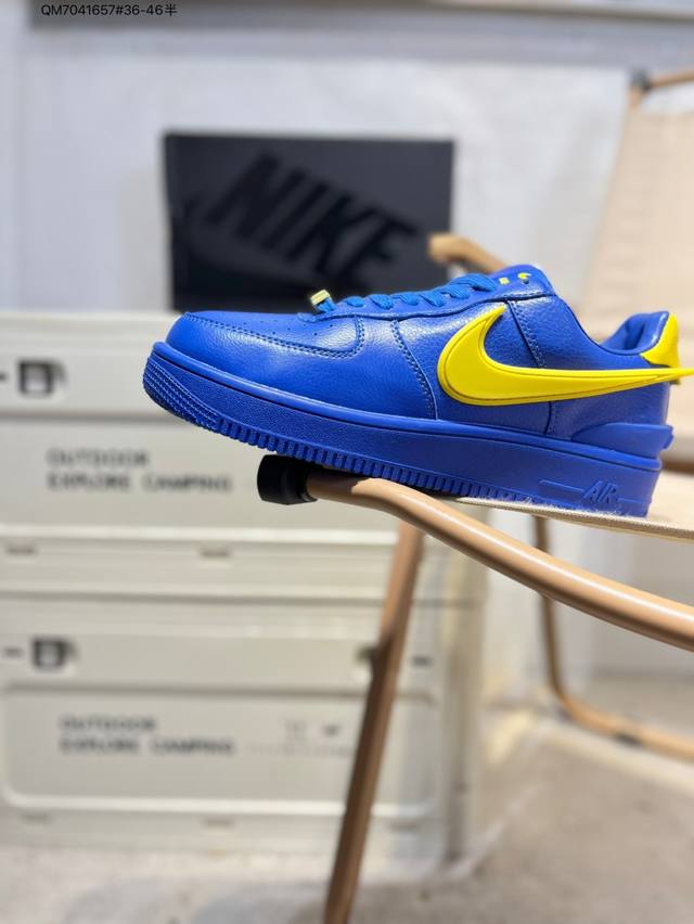 开学季福利特价Ambush X Nk Air Force 7 Low 联名款 空军大勾 低帮休闲板鞋 鞋面采用了优质原厂皮革，标志性的 Swoosh 延伸至鞋跟