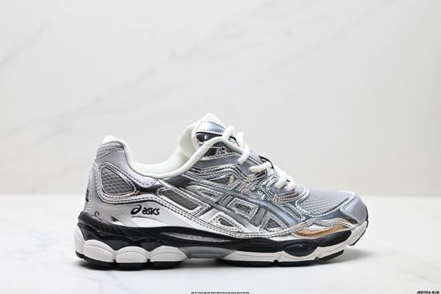 公司级Asics Gel-Nyc 亚瑟士 透气网眼鞋面 配合部分合成革材质 采用全新Ahar+橡胶材质 更加耐磨 货号:1203A805-101 尺码:36 3