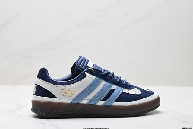 公司级Bad Bunny X Adidas Originals Gazelle Indoor 三叶草休闲防滑耐磨低帮板鞋 鞋头出色设计 塑就出众贴合感 稳固的后