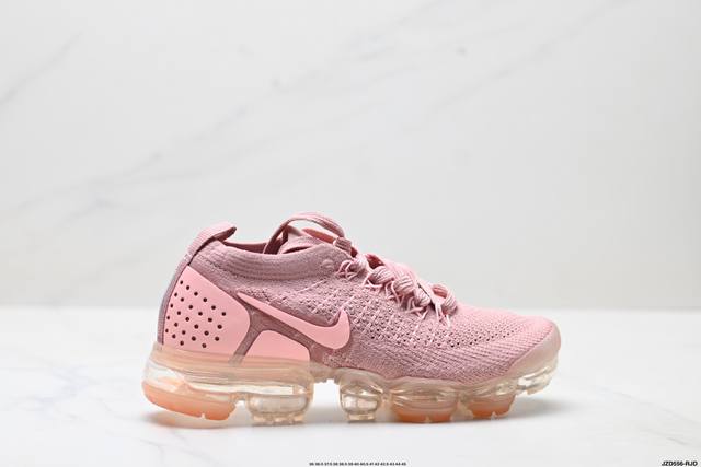真标Nike Air Vapormax Flyknit 2 耐克全掌大气垫透气跑步鞋 货号:942843-001 尺码:36 36.5 37.5 38 38.5