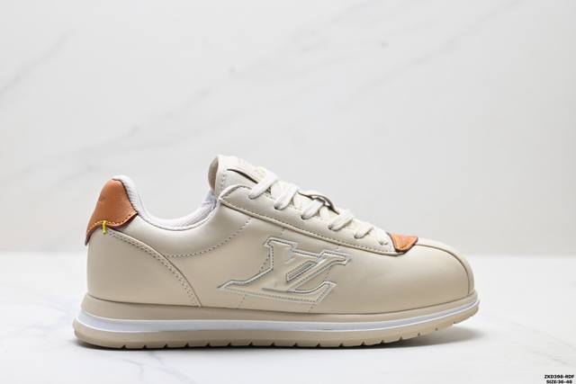 公司级Louis Vuitton X Nigo 联名款 Buttersoft Fw25 圆头系带 低帮 生活休闲鞋 尺码:36-48 Id:Zkd398-Rdf
