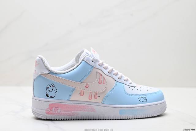 公司级Nike Air Force 1‘07 原楦头原纸板 打造纯正低帮空军版型 专注外贸渠道 全掌内置蜂窝气垫 原盒配件 原厂中底钢印、拉帮完美 货号:Zh0