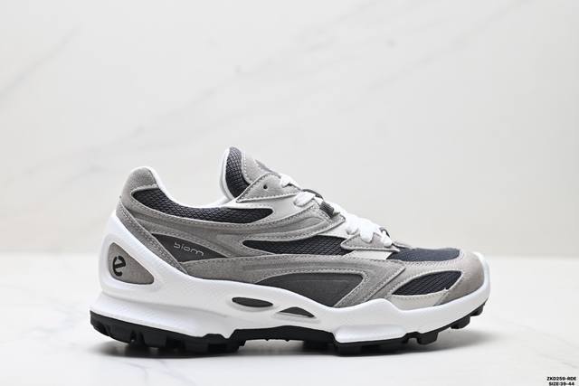 公司级Ecco爱步 Biom C-Trail系列 牛皮 圆头厚底系带 低帮 徒步鞋 货号:803614 51052 尺码:39-44 Id:Zkd259-Rde
