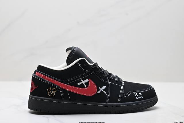 公司级Nike Air Jordan 1 Low Aj1乔1低帮休闲板鞋 同步官方配色 市场唯一独家头层皮打造 原鞋原档案开发 原厂皮料 原档冲孔鞋头 正确满胶