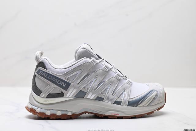 公司级Salomon萨洛蒙 Xa pro 3D户外越野跑鞋 鞋面采用Sensifit贴合技术 全方位贴合包裹脚型 鞋跟部鞋底牵引设计 提供强大的抓地性能 更适应