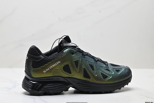 公司级Salomon萨洛蒙 Xt-Whisper 时尚 舒适減震防滑耐磨 低帮跑步鞋 鞋面采用Sensifit贴合技术 全方位贴合包裹脚型 鞋跟部鞋底牵引设计